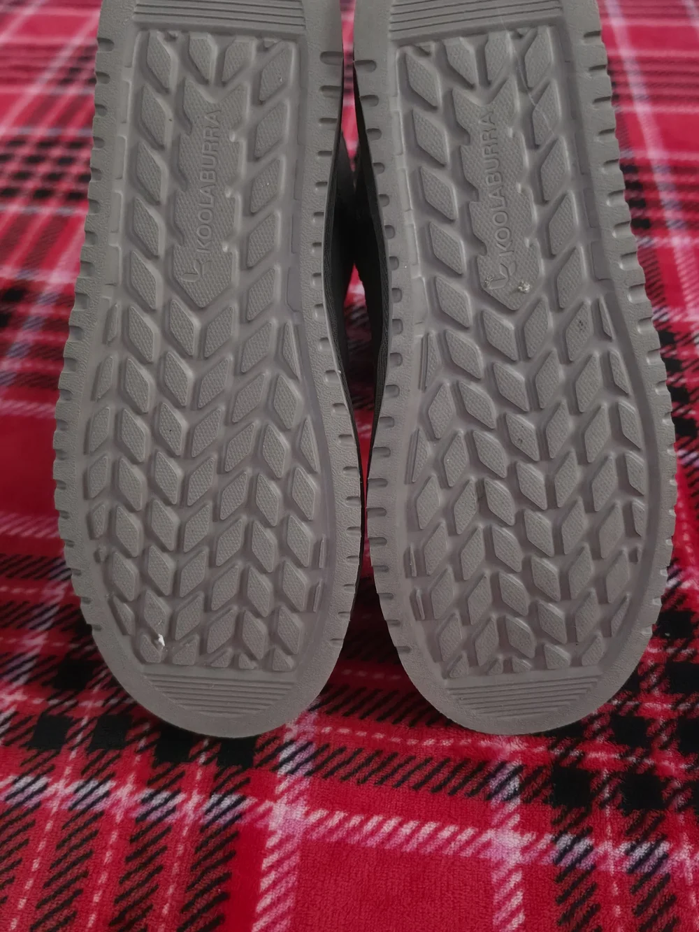 Koolaburra Gray Faux-Shearling Ankle Booties